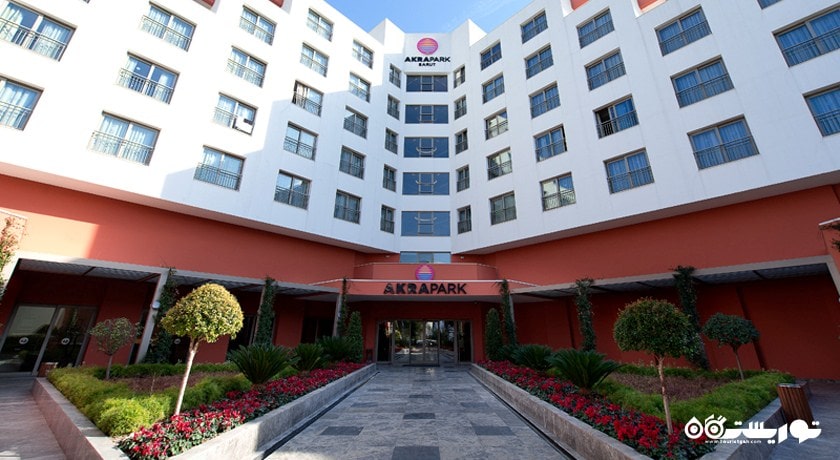 نمای ساختمان هتل آکرا پارک باروت